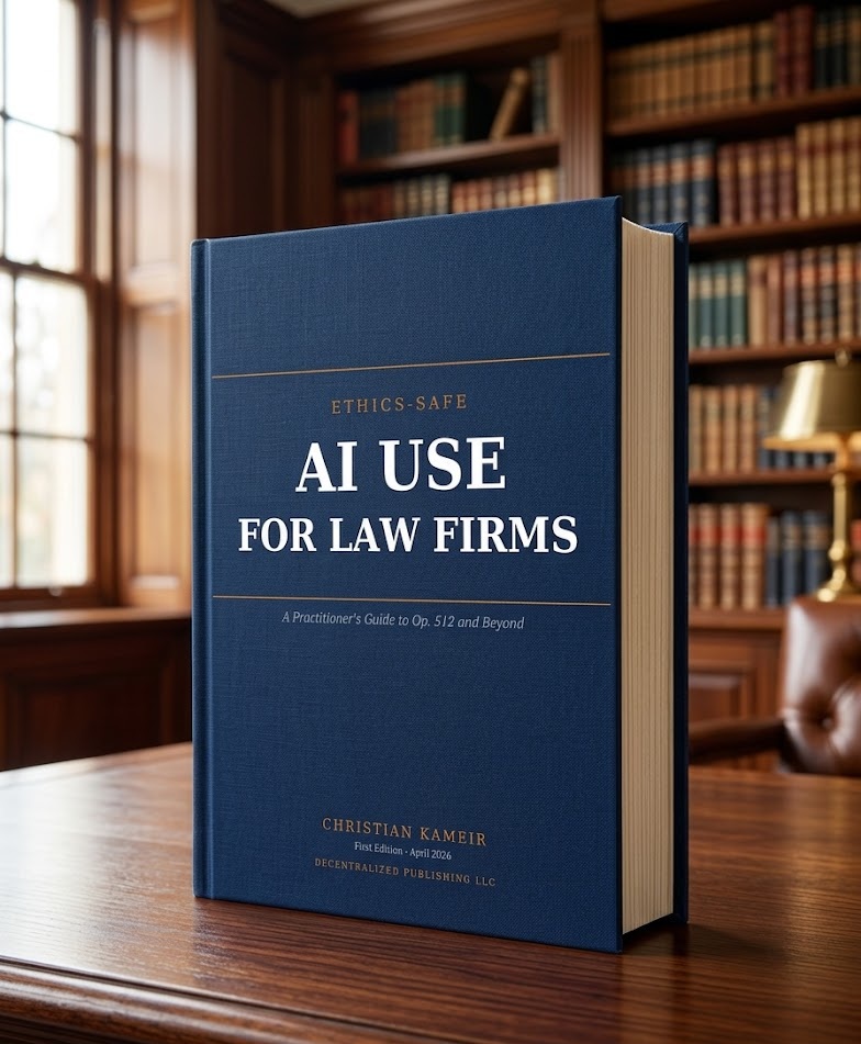 Ethics-Safe AI Use for Law Firms — book cover